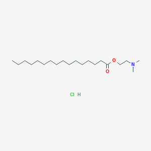 2-(Dimethylamino)ethyl hexadecanoate;hydrochloride