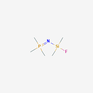 {[Fluoro(dimethyl)silyl]imino}(trimethyl)-lambda~5~-phosphane