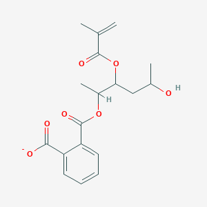 2-[({5-Hydroxy-3-[(2-methylacryloyl)oxy]hexan-2-yl}oxy)carbonyl]benzoate