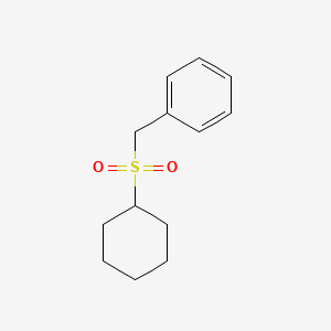 [(Cyclohexanesulfonyl)methyl]benzene