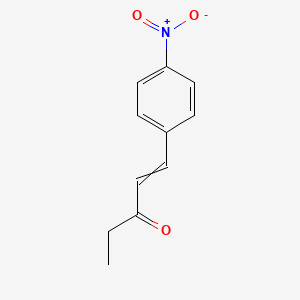 1-(4-Nitrophenyl)pent-1-en-3-one