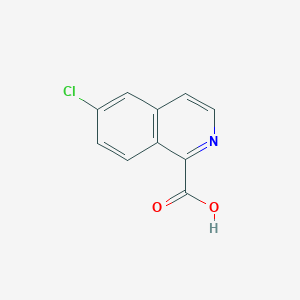 molecular formula C10H6ClNO2 B1467828 6-氯异喹啉-1-羧酸 CAS No. 1179149-30-4