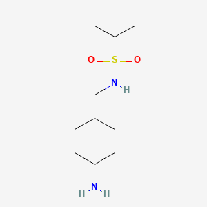 B1467832 [(trans-4-Aminocyclohexyl)methyl][(methylethyl)sulfonyl]amine CAS No. 917872-25-4