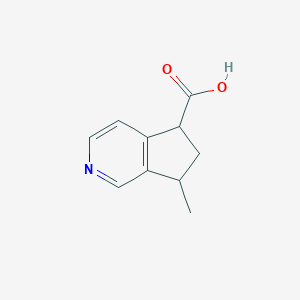 7-Methyl-6,7-dihydro-5H-cyclopenta[c]pyridine-5-carboxylic acid