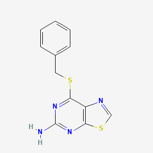 7-(Benzylsulfanyl)[1,3]thiazolo[5,4-d]pyrimidin-5-amine