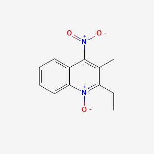 2-Ethyl-3-methyl-4-nitroquinoline 1-oxide