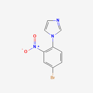 B1467834 1-(4-Bromo-2-nitrophenyl)-1h-imidazole CAS No. 23725-66-8