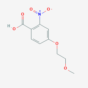 B1467836 4-(2-Methoxyethoxy)-2-nitrobenzoic acid CAS No. 1139573-83-3