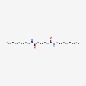 molecular formula C22H44N2O2 B14678367 N,N'-dioctylhexanediamide CAS No. 37118-48-2