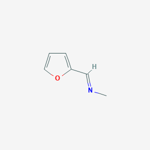 molecular formula C6H7NO B14678375 Methanamine, N-(2-furanylmethylene)- CAS No. 39558-97-9