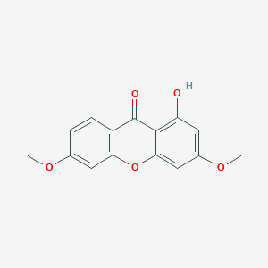 molecular formula C15H12O5 B14678429 1-Hydroxy-3,6-dimethoxy-xanthen-9-one CAS No. 39731-31-2