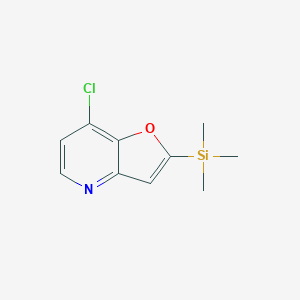 7-Chloro-2-(trimethylsilyl)furo[3,2-b]pyridine