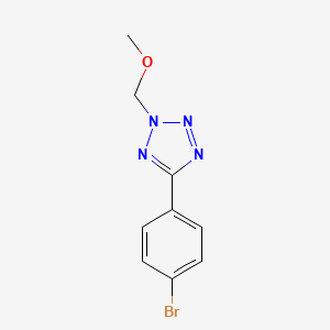 molecular formula C9H9BrN4O B1467850 5-(4-bromophenyl)-2-(methoxymethyl)-2H-tetrazole CAS No. 1057702-91-6