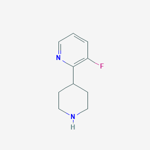 3-Fluoro-2-(piperidin-4-yl)pyridine