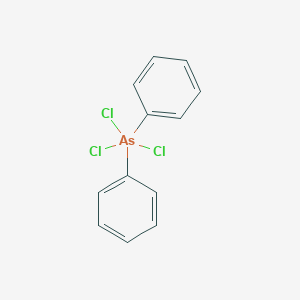 Trichloro(diphenyl)-lambda~5~-arsane