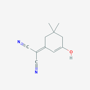 Propanedinitrile, (3-hydroxy-5,5-dimethyl-2-cyclohexen-1-ylidene)-