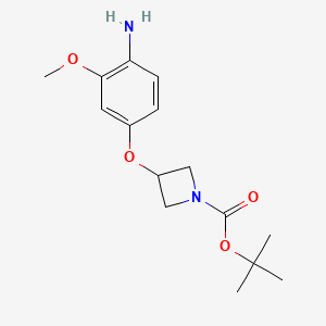 Tert-butyl 3-(4-amino-3-methoxyphenoxy)azetidine-1-carboxylate