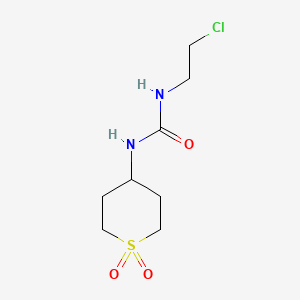 1-(2-Chloroethyl)-3-(1,1-dioxidotetrahydro-2h-thiopyran-4-yl)urea