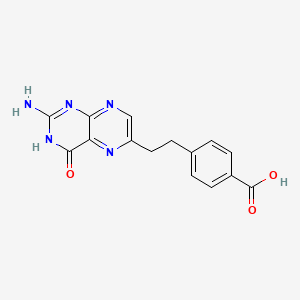 4-[2-(2-Amino-4-oxo-1,4-dihydropteridin-6-yl)ethyl]benzoic acid