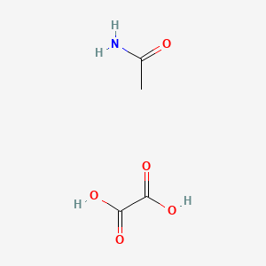 molecular formula C4H7NO5 B14678667 Acetamideoxalate CAS No. 37913-34-1