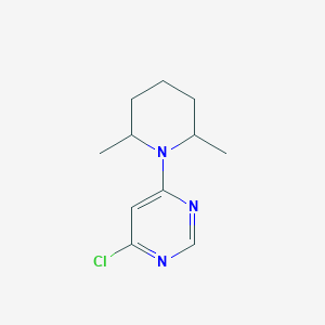 molecular formula C11H16ClN3 B1467867 4-Chloro-6-(2,6-dimethylpiperidin-1-yl)pyrimidine CAS No. 1824155-76-1
