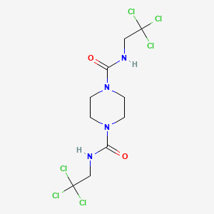 N~1~,N~4~-Bis(2,2,2-trichloroethyl)piperazine-1,4-dicarboxamide