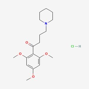 1-Butanone, 4-(1-piperidinyl)-1-(2,4,6-trimethoxyphenyl)-, hydrochloride