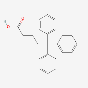 5,5,5-Triphenylpentanoic acid