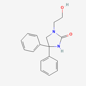 1-(2-Hydroxyethyl)-4,4-diphenylimidazolidin-2-one