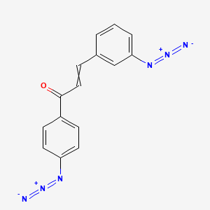 3-(3-Azidophenyl)-1-(4-azidophenyl)prop-2-en-1-one