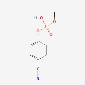 Phosphoric acid, mono(4-cyanophenyl) monomethyl ester