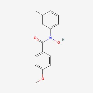 N-Hydroxy-4-methoxy-N-(3-methylphenyl)benzamide