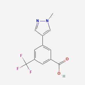 3-(1-methyl-1H-pyrazol-4-yl)-5-(trifluoromethyl)benzoic acid