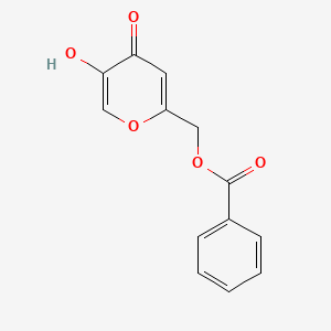 (5-hydroxy-4-oxo-4H-pyran-2-yl)methyl benzoate