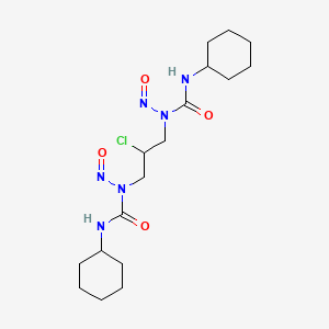 1-(2-Chloro-3-(1-[(cyclohexylamino)carbonyl]-2-oxohydrazino)propyl)-1-[(cyclohexylamino)carbonyl]-2-oxohydrazine