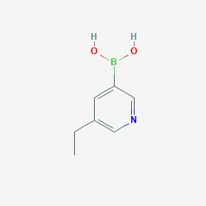 molecular formula C7H10BNO2 B1467882 (5-Ethylpyridin-3-yl)boronic acid CAS No. 1001907-70-5