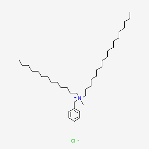 molecular formula C39H74ClN B14678820 Dodecylbenzyl octadecyl dimethyl ammonium chloride 