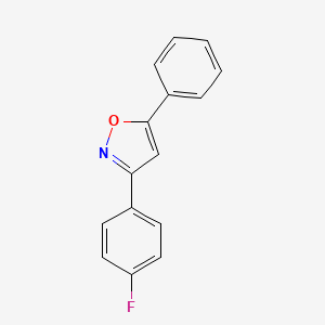 3-(4-Fluorophenyl)-5-phenyl-1,2-oxazole