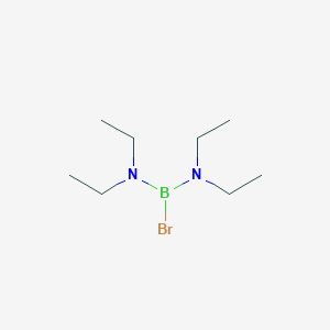 molecular formula C8H20BBrN2 B14678856 1-Bromo-N,N,N',N'-tetraethylboranediamine CAS No. 38762-31-1