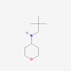 molecular formula C10H21NO B1467888 N-(2,2-dimethylpropyl)oxan-4-amine CAS No. 1250623-41-6