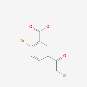 2-Bromo-5-(2-bromo-acetyl)-benzoic acid methyl ester