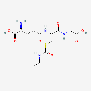 Glycine, N-(S-((ethylamino)carbonyl)-N-L-gamma-glutamyl-L-cysteinyl)-