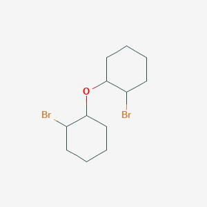 molecular formula C12H20Br2O B14678935 1,1'-Oxybis(2-bromocyclohexane) CAS No. 31845-25-7