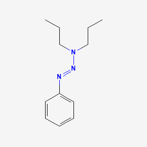 molecular formula C12H19N3 B14678942 N-phenyldiazenyl-N-propylpropan-1-amine CAS No. 36719-39-8