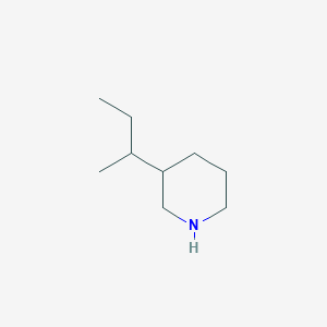 molecular formula C9H19N B1467897 3-Butan-2-ylpiperidine CAS No. 1334491-83-6
