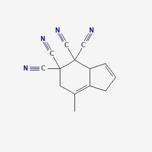 1H-Indene-4,4,5,5-tetracarbonitrile, 3a,6-dihydro-7-methyl-