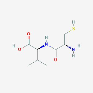 molecular formula C8H16N2O3S B14678997 L-cysteinyl-L-valine CAS No. 32467-91-7