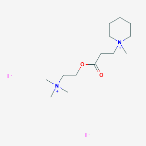 1-(2-Carboxyethyl)-1-methylpiperidinium iodide ester with choline iodide