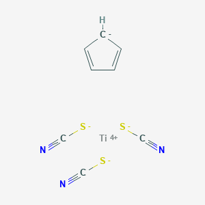 pi-Cyclopentadienyltri(thiocyanato)titanium(IV)