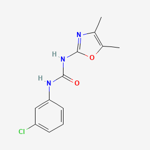 Urea, N-(3-chlorophenyl)-N'-(4,5-dimethyl-2-oxazolyl)-